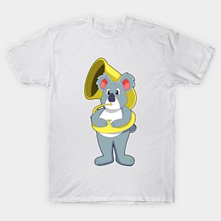 Koala bear at Music with Saxophone T-Shirt